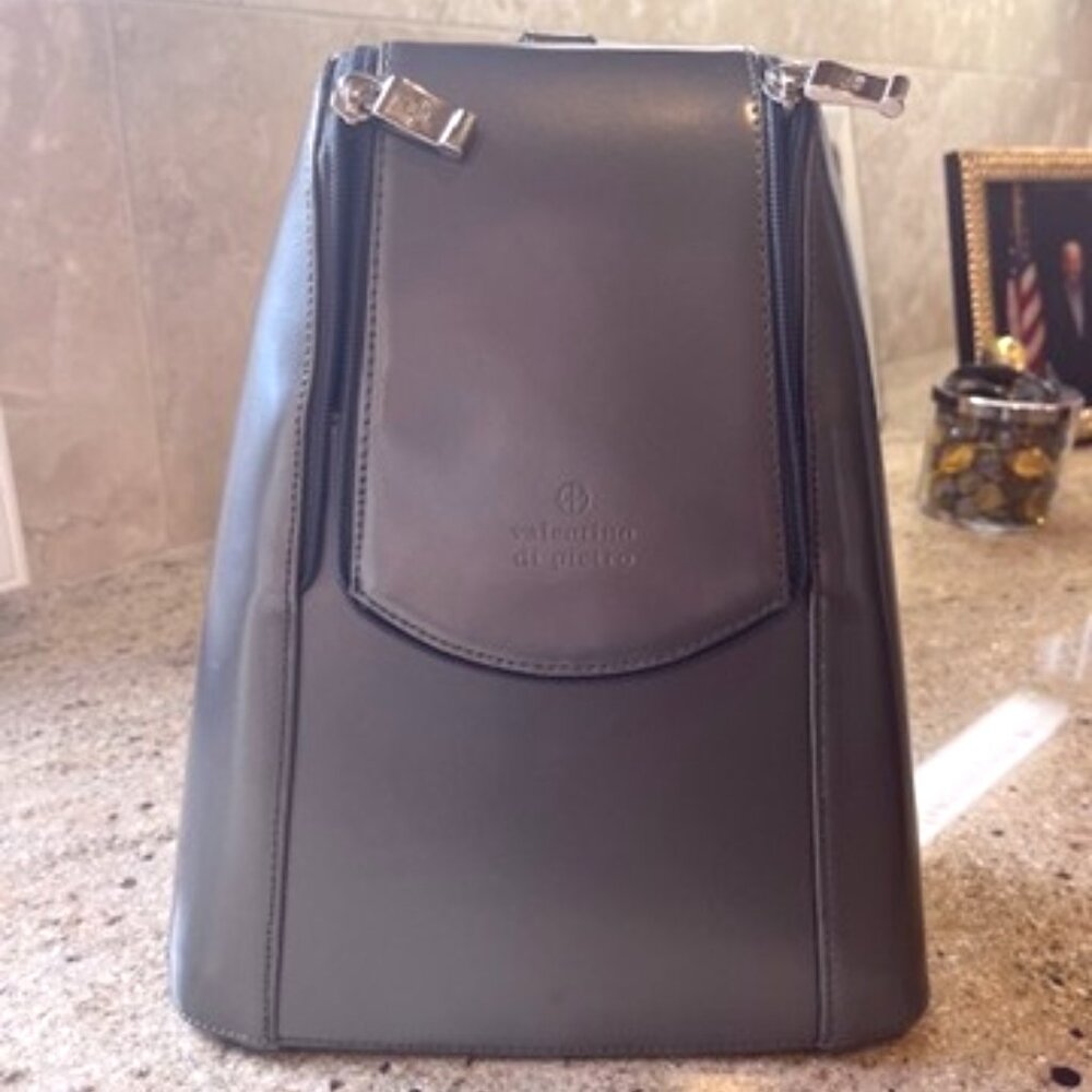 Valentino di Pietro Backpack/Handbag-Gunmetal Grey